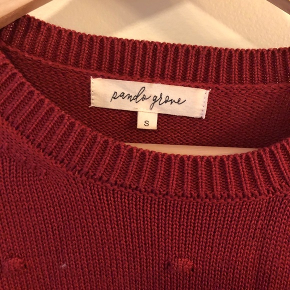 Roolee Red Bobble Sweater - Picture 3 of 5